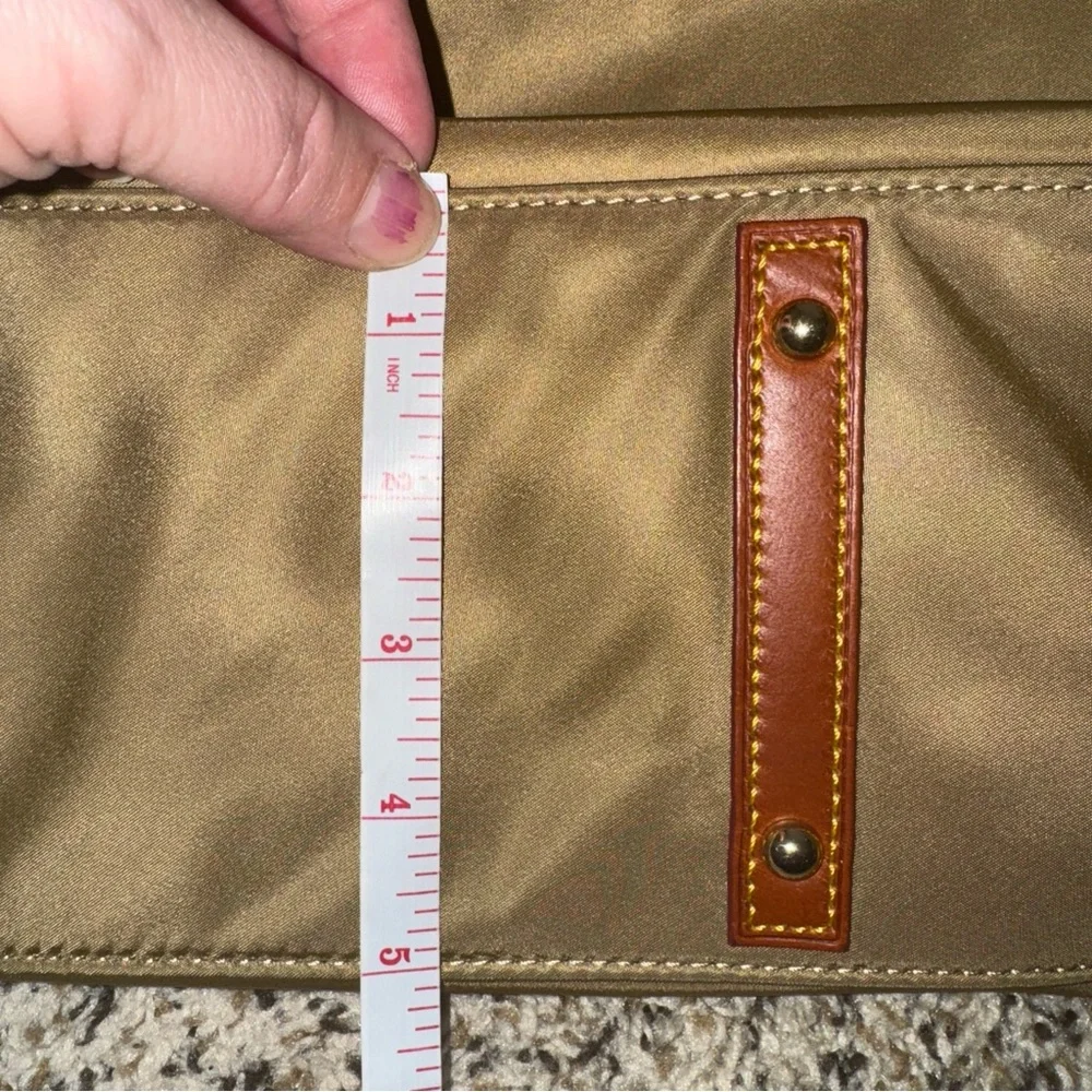 DOONEY & BOURKE Belvedere‎ Nylon with Leather Trims Hobo Shoulder Bag
